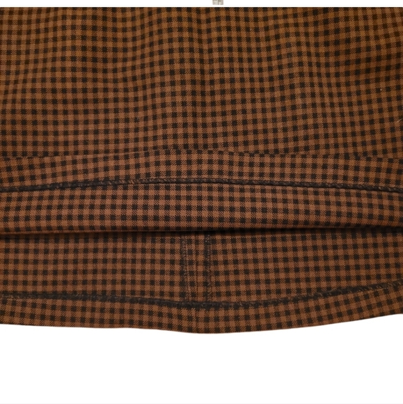 All that Jazz VINTAGE 80's/90's Checkered Print Grunge Mini Skirt, Size 7/8 - Picture 7 of 7